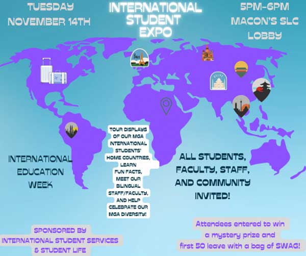 International Student Expo flyer.